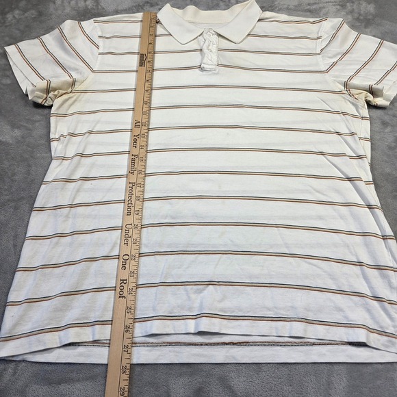 Aeropostale Y2k Striped Polo Shirt Mens XL Short Sleeve Casual 2000s Skater Punk - Picture 3 of 7